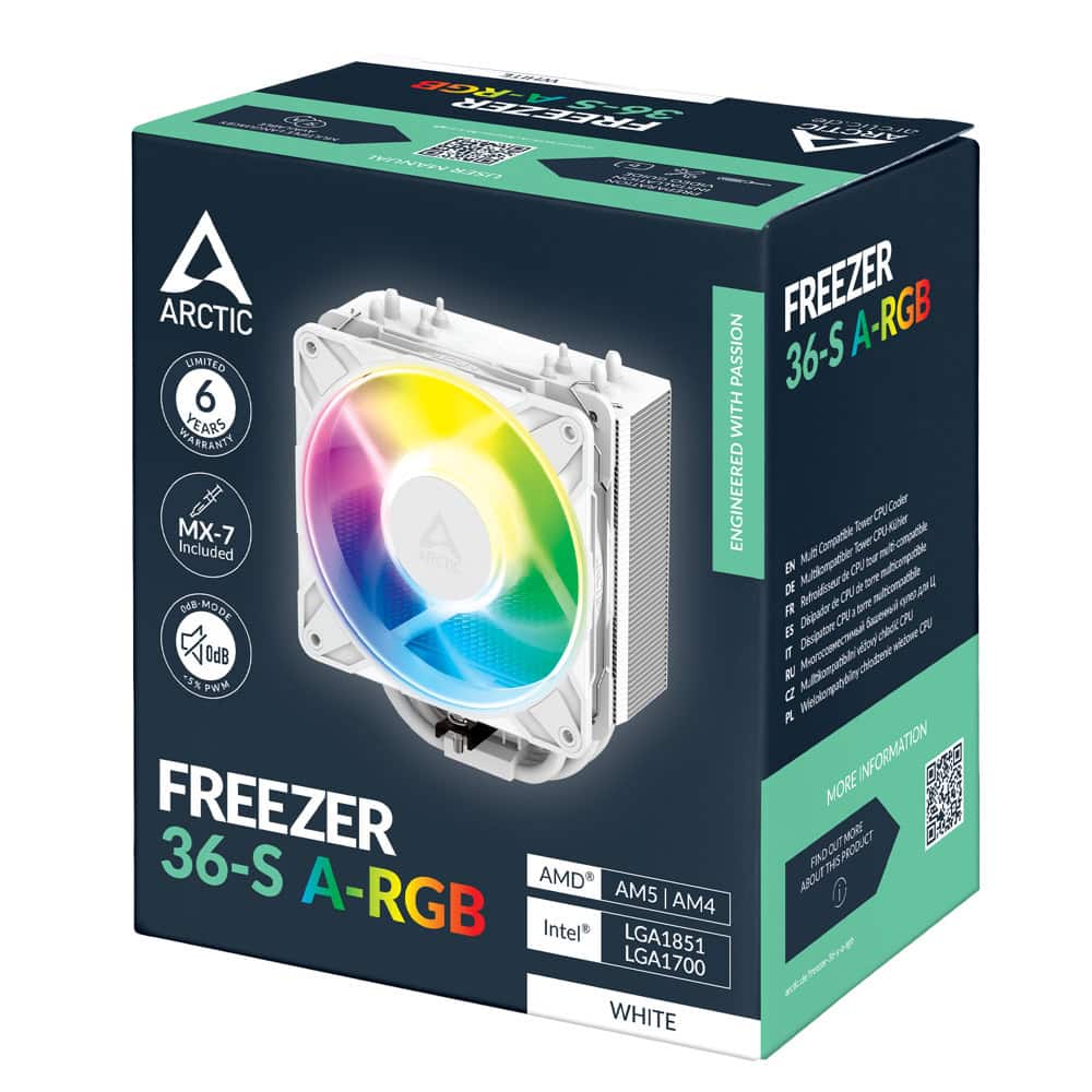 arctic freezer 36-s a-rgb white | JAR Computers arctic freezer 36-s a-rgb white