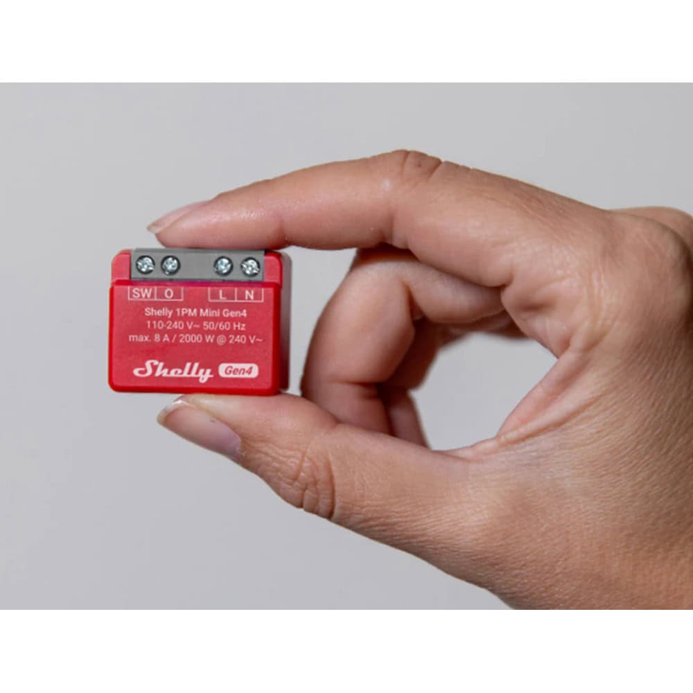 Shelly 1PM Mini Gen4 Single S4SW-001P8EU