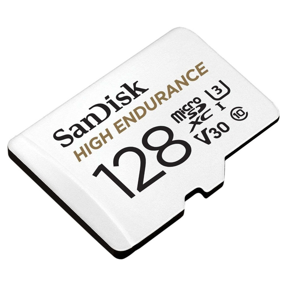 SanDisk 128GB MicroSDHC with Adapter High Enduranc