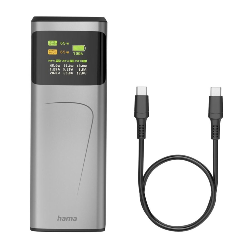 hama high power 65 w 20000 mah 201741 | JAR Computers hama high power 65 w 20000 mah 201741