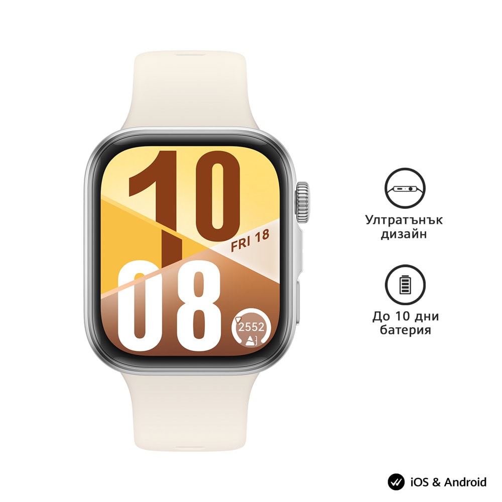Huawei Watch Fit 4 Seiya-B19F White + FreeBuds 2 S