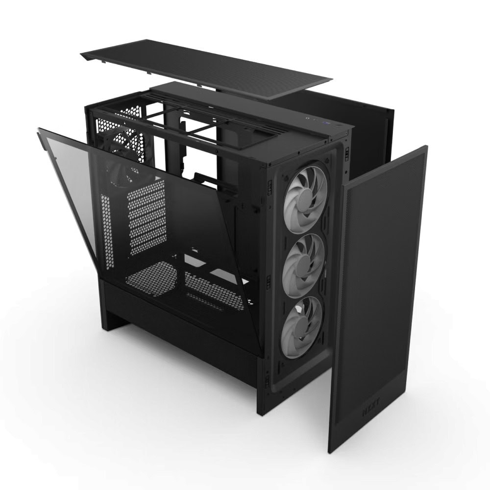 NZXT H5 Flow RGB 2024 Black CC-H52FB-R1