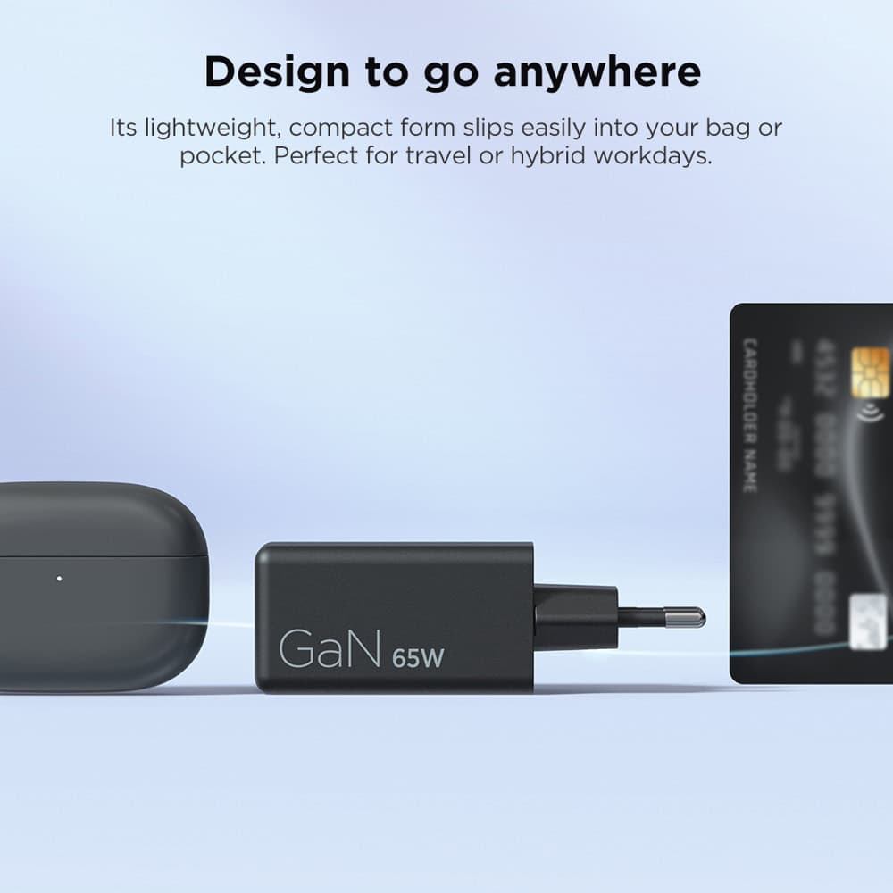 lenovo 65w mini usb-c gan charger 40aw65wbeu