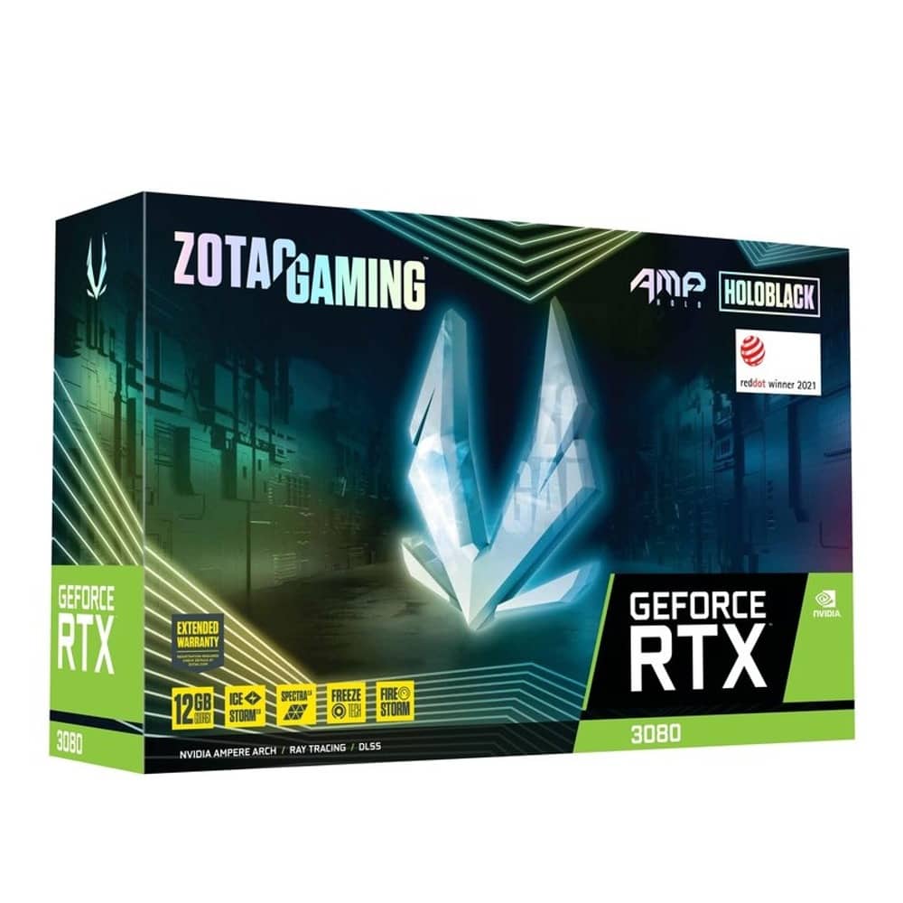 ZOTAC GAMING GeForce RTX 3080 AMP HOLO 12GB LHR