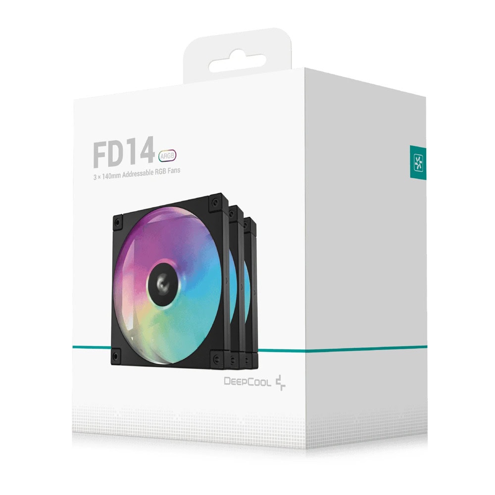 DeepCool FD14 Black 3-pack R-FD14-BKAPN3-G