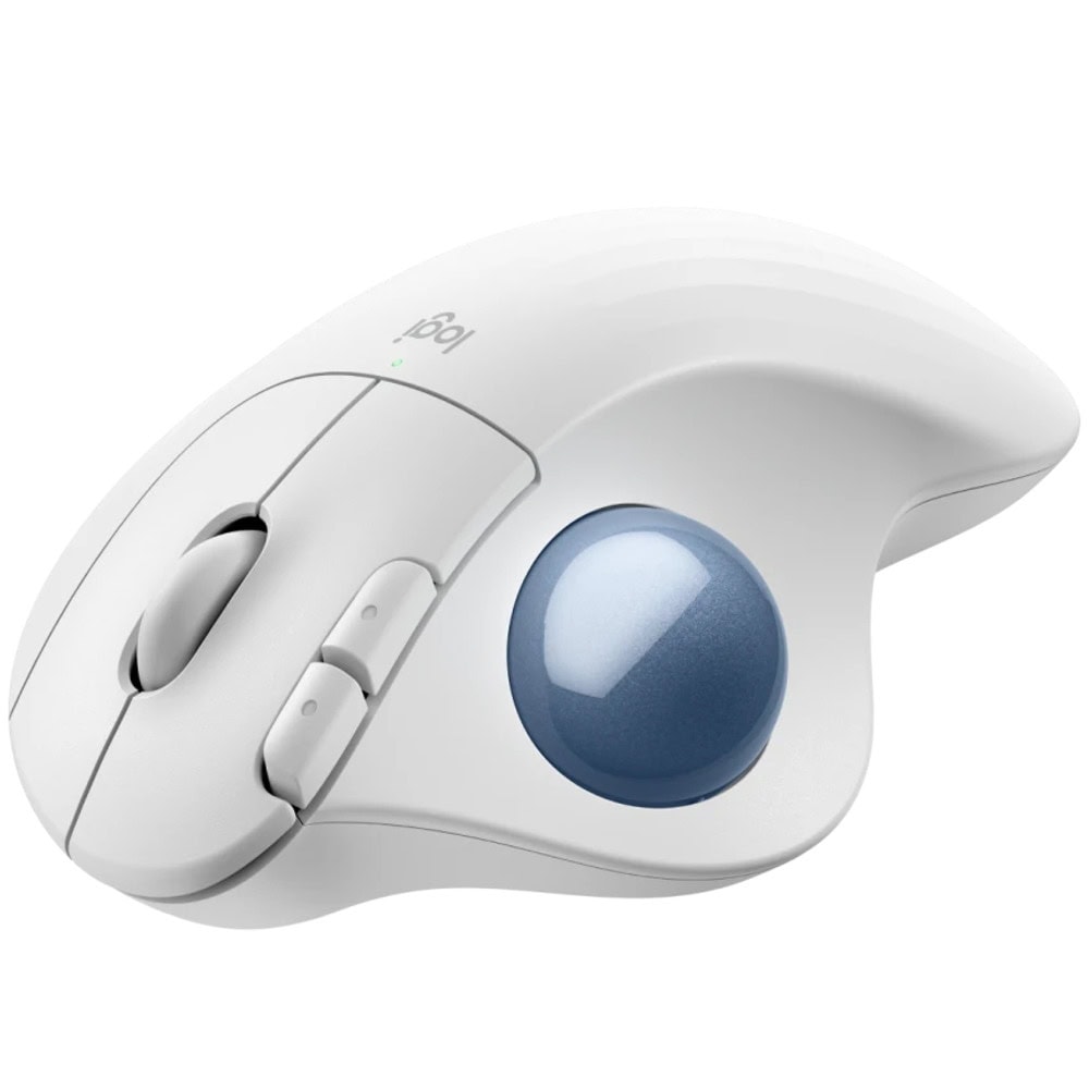 Logitech ERGO M575S Off-White + Blue Ball Разопако