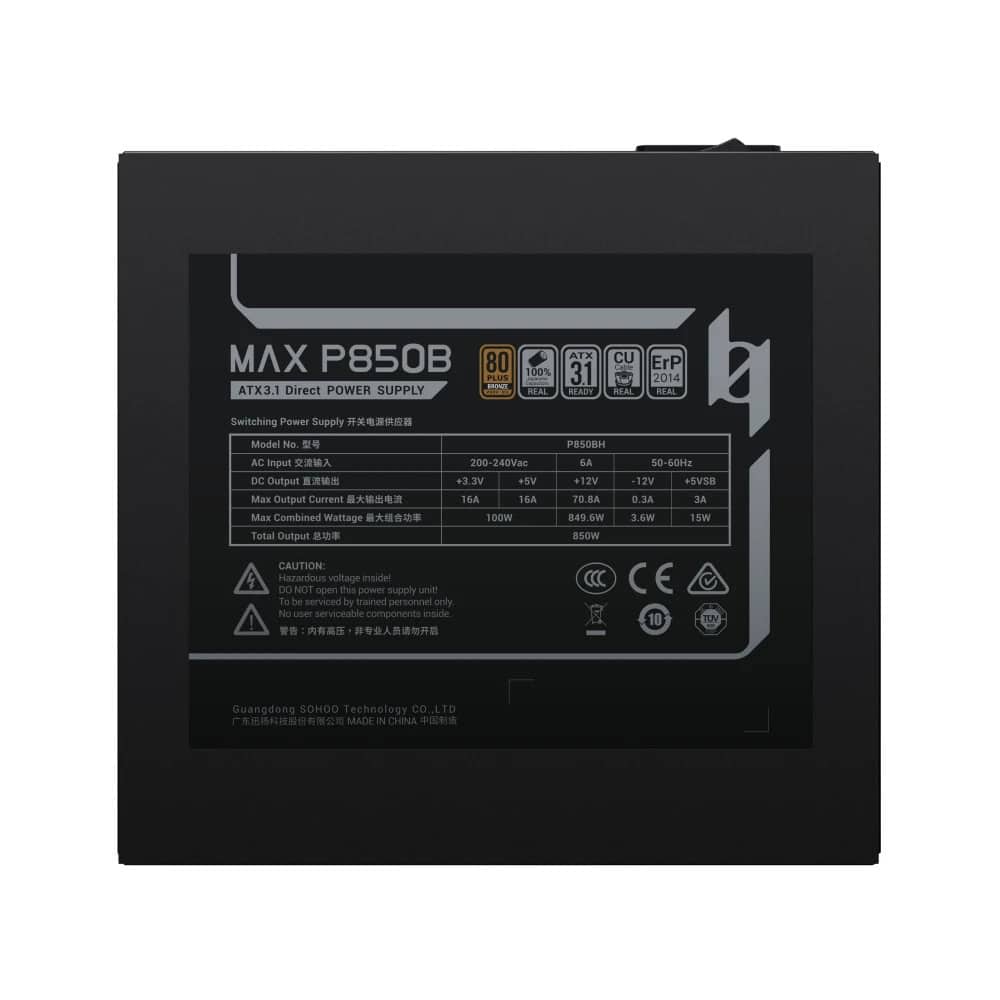 gamemax max p850b 9110-3850r0003 | JAR Computers gamemax max p850b 9110-3850r0003