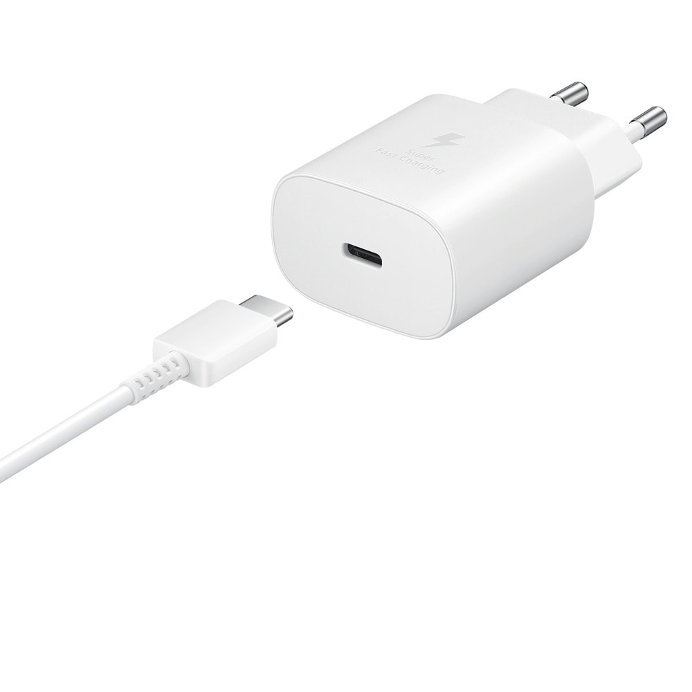 Samsung Super Fast Travel Charger, 25W, USB-C, Whi