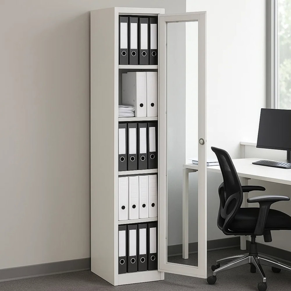 метален шкаф carmen cr-1001 l сив