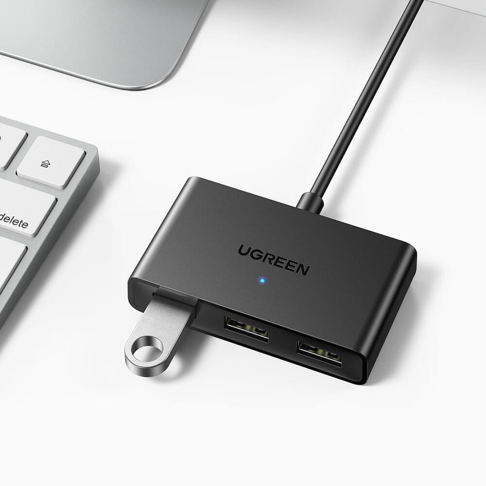 Ugreen USB-A 2.0 Hub 3-port CM409 разопакован