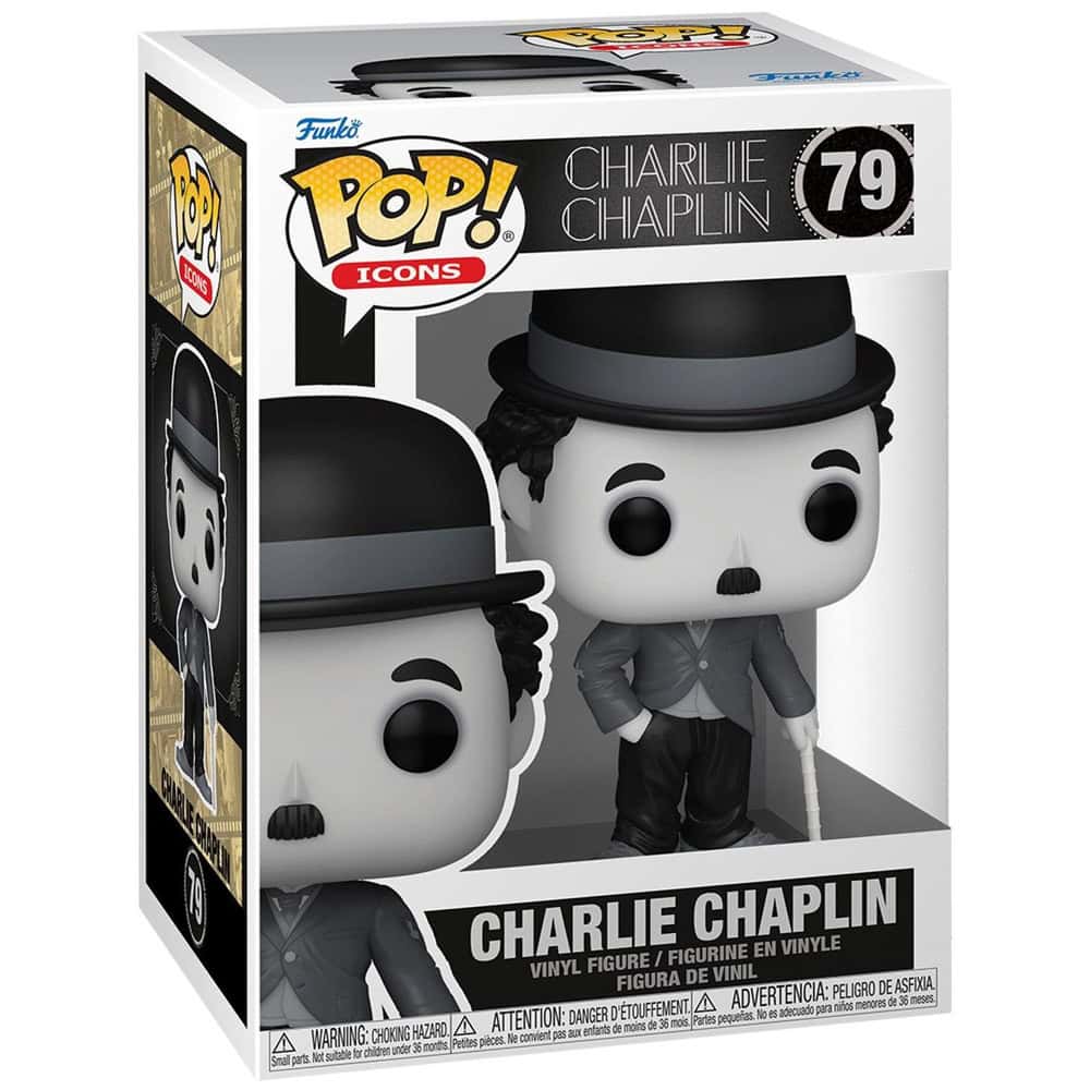 funko pop! icons: charlie chaplin charlie chaplin