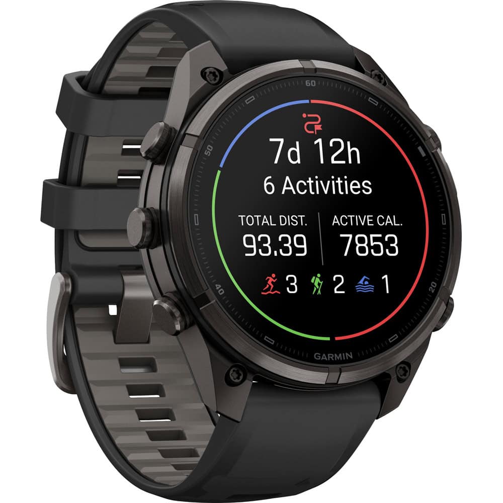 Garmin Fenix 9 Pro 47 mm Carbon Gray с Black/Pebbl