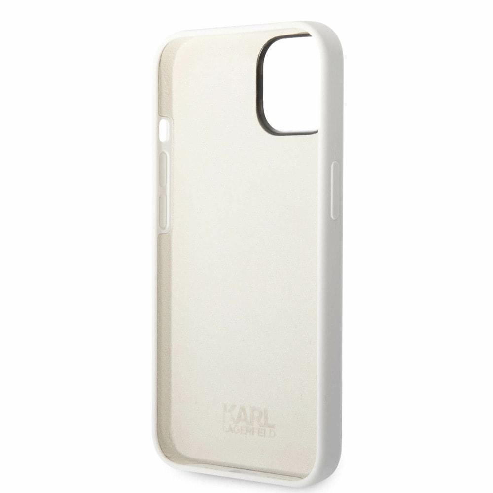Liquid Silicone Choupette NFT за iPhone 14 бял