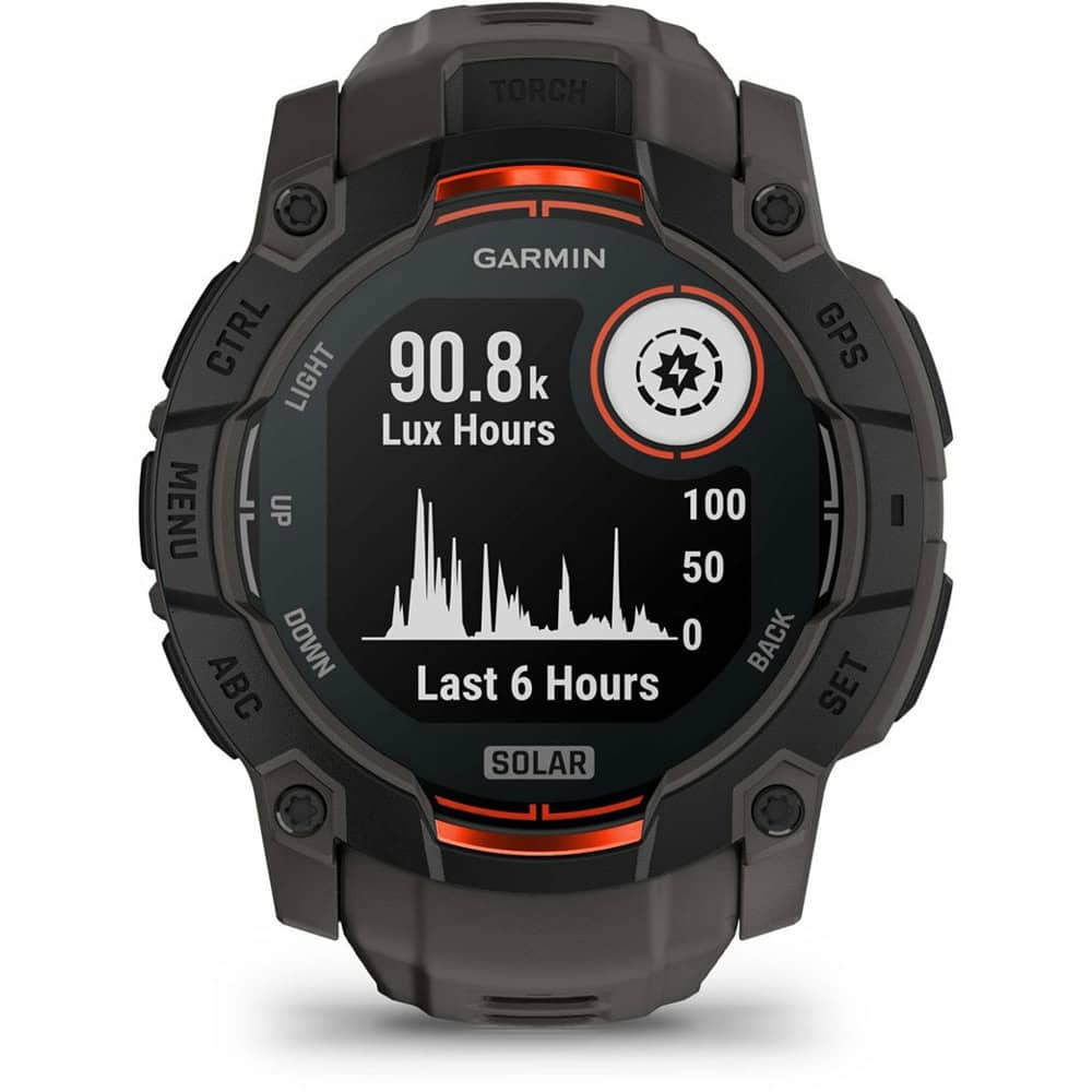 Garmin Instinct 3 50 Whitestone с Black/Bolt Blue