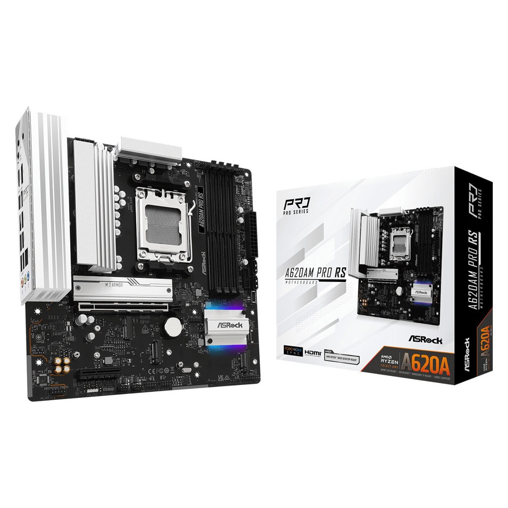 ASRock A620AM PRO RS 90-MXBSV0-A0UAYZ | JAR Computers ASRock A620AM PRO RS 90-MXBSV0-A0UAYZ