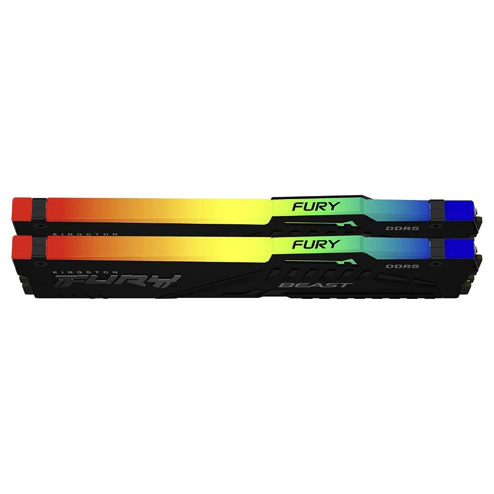 Kingston FURY Beast Black RGB 64GB(2x32GB) DDR5 56