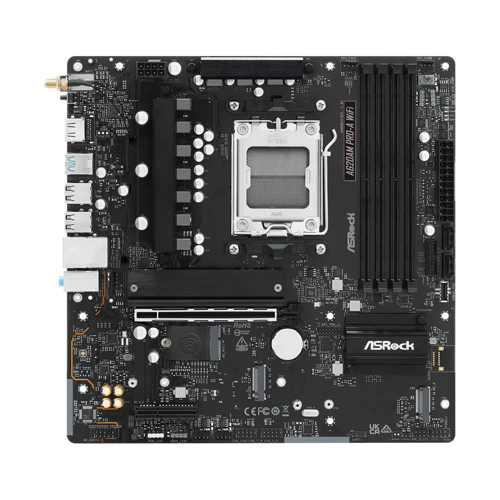 дънна платка asrock a620am pro-a wifi