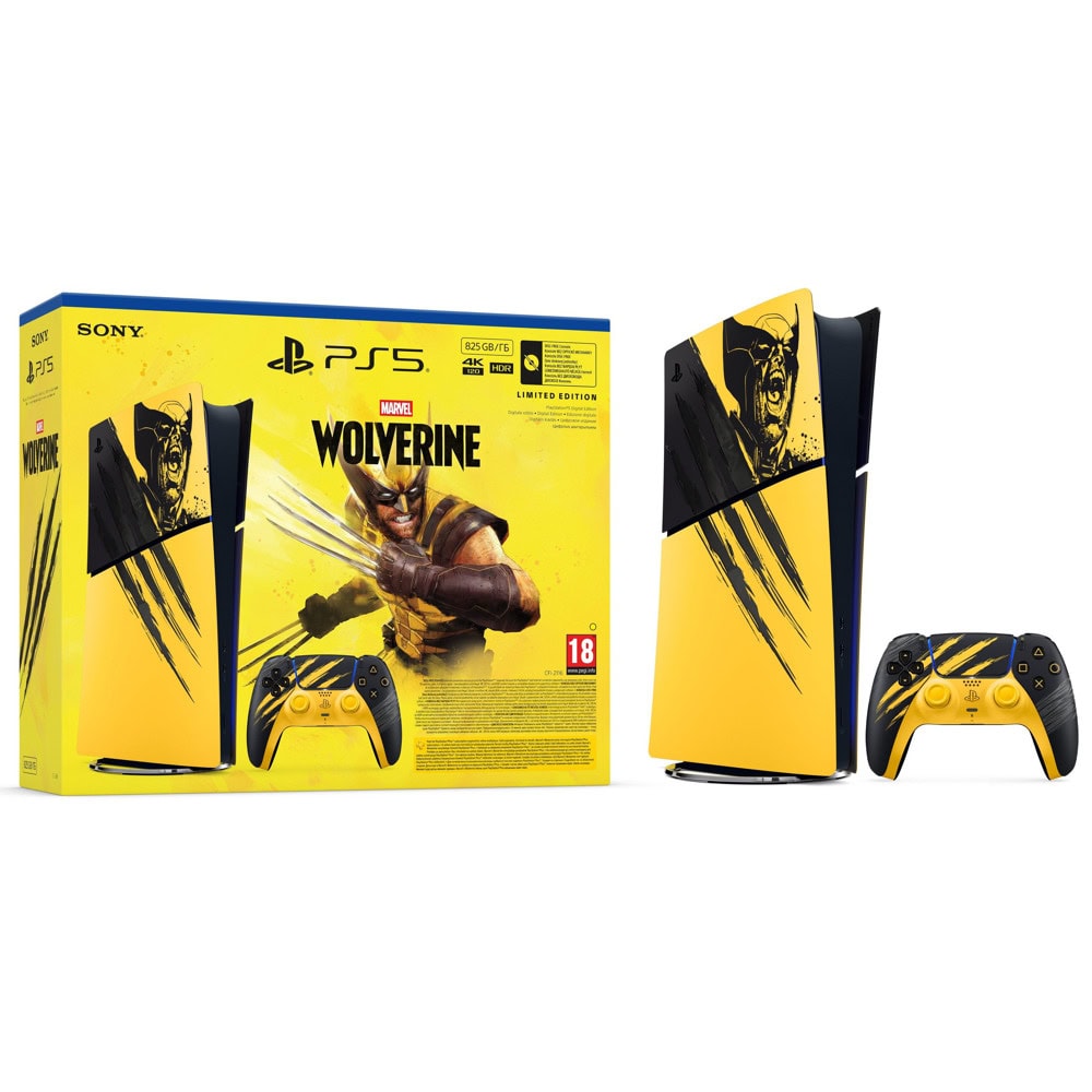 Sony PlayStation 5 Slim DE Marvel's Wolverine Batt | JAR Computers Sony PlayStation 5 Slim DE Marvel's Wolverine Batt