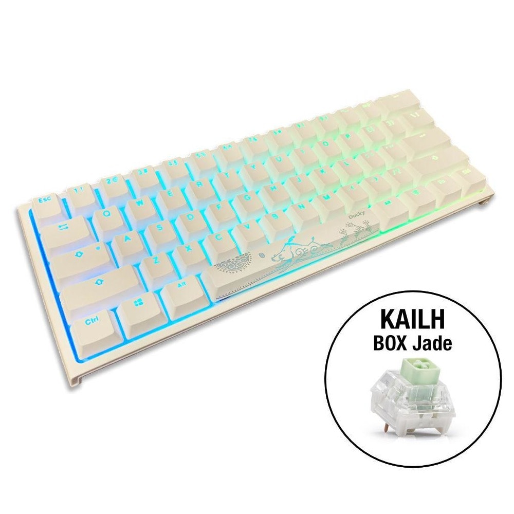 Ducky One 2 Mini V2 White Kailh BOX Jade