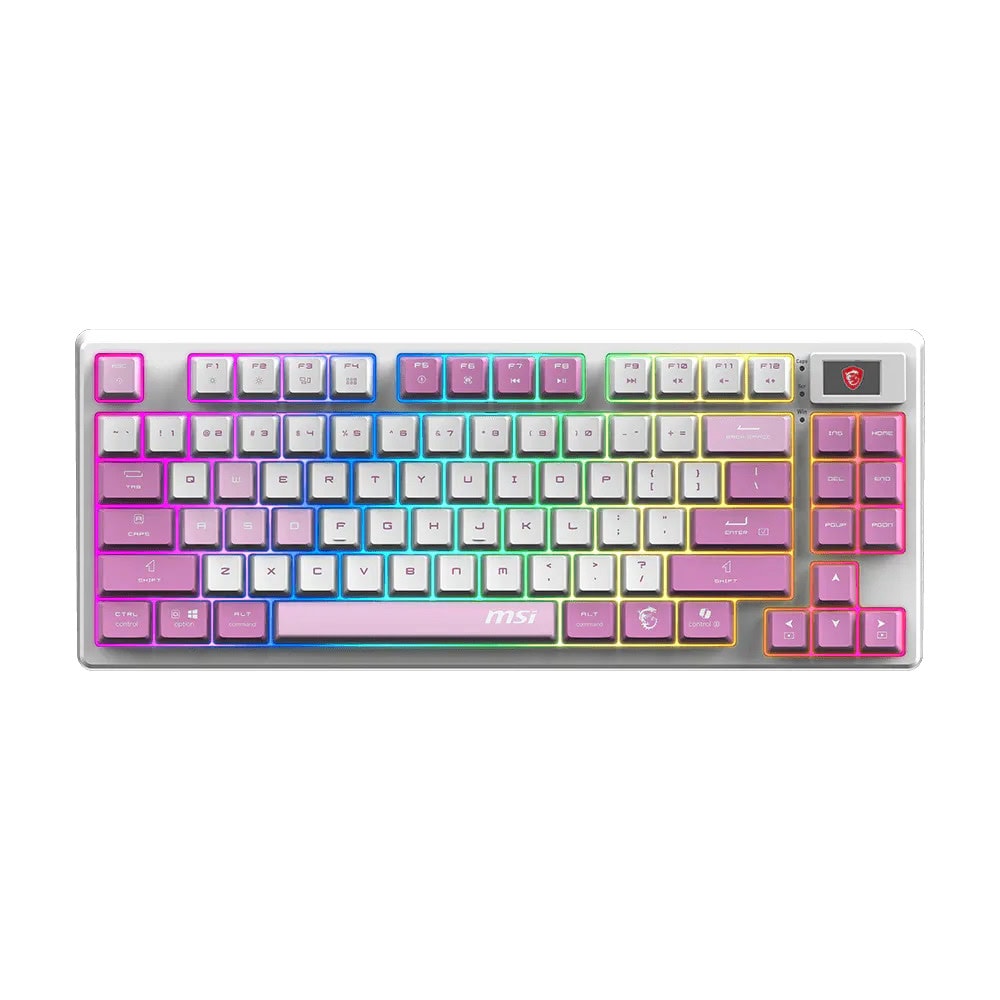 msi forge gk600 tkl wireless violet us