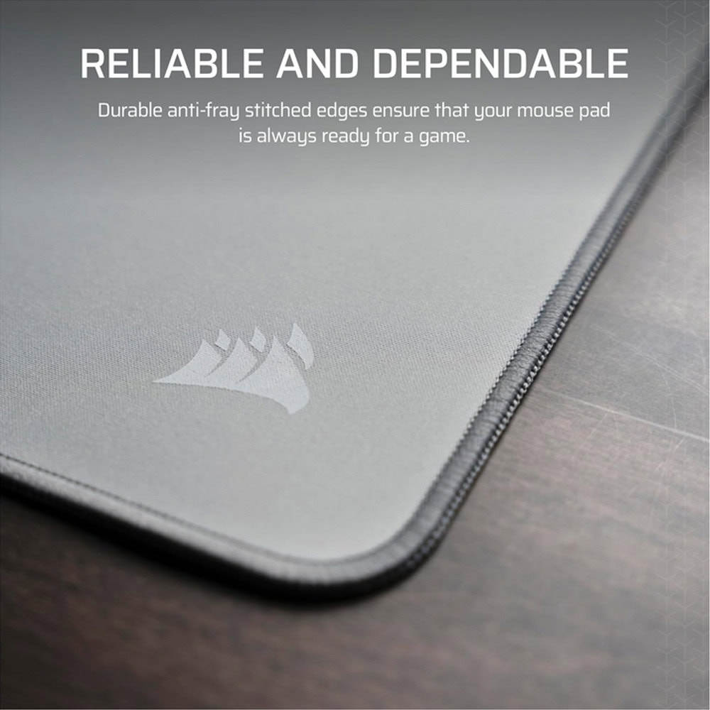 Corsair MM Anti-fray Cloth XL Gray CH-941D045-WW | JAR Computers Corsair MM Anti-fray Cloth XL Gray CH-941D045-WW
