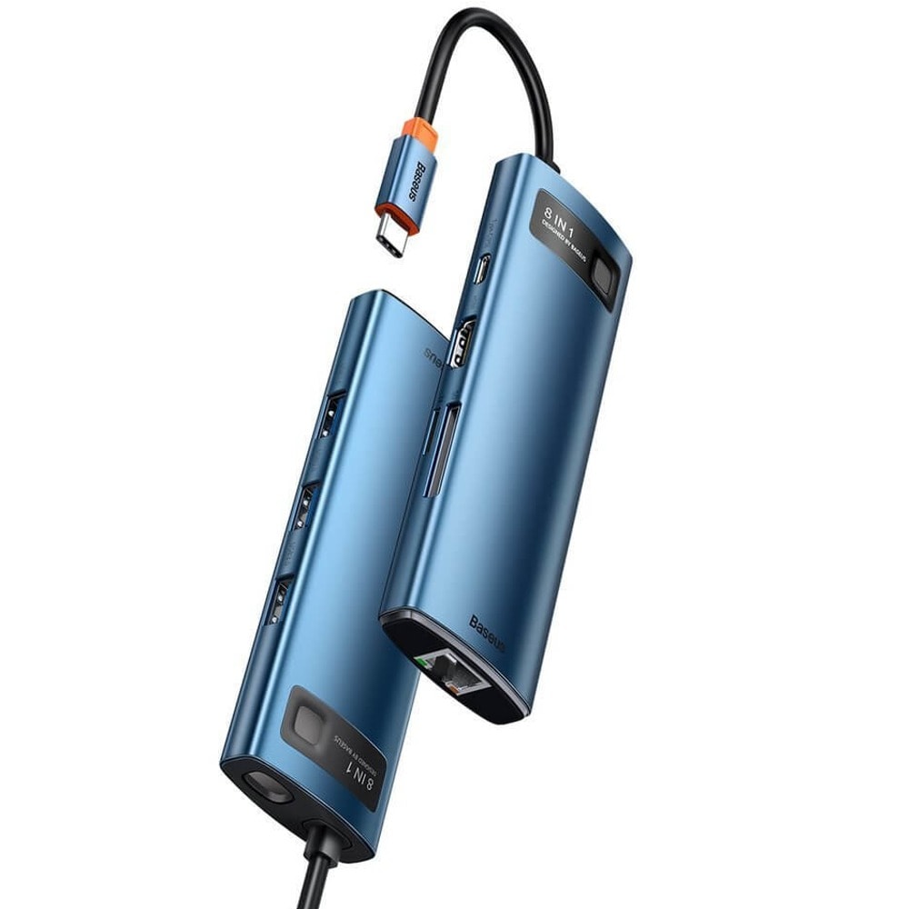 Baseus USB-C Metal Gleam Series 8-in-1 Hub
