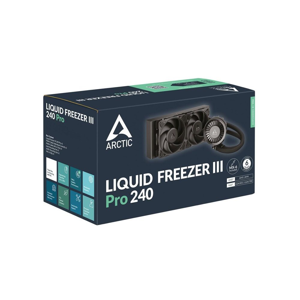 охлаждане arctic liquid freezer iii pro 240 black