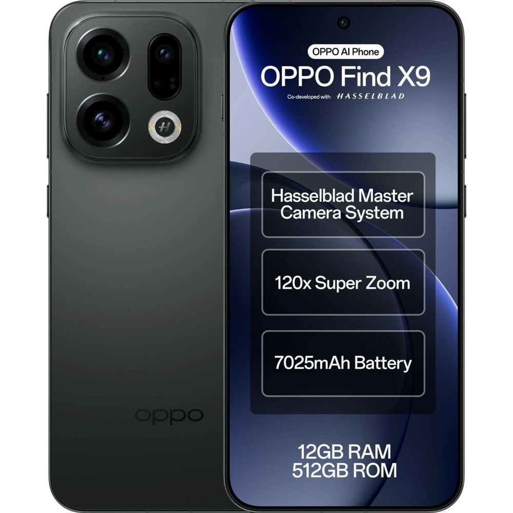 Oppo Find X9 Space Black 12+512G | JAR Computers Oppo Find X9 Space Black 12+512G
