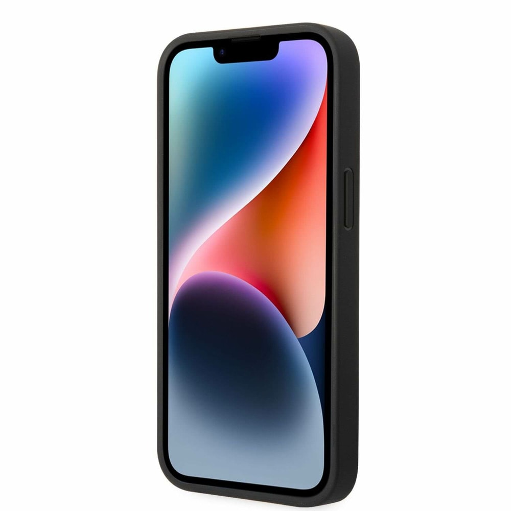 Glitter Flakes Ikonik за iPhone 14 черен