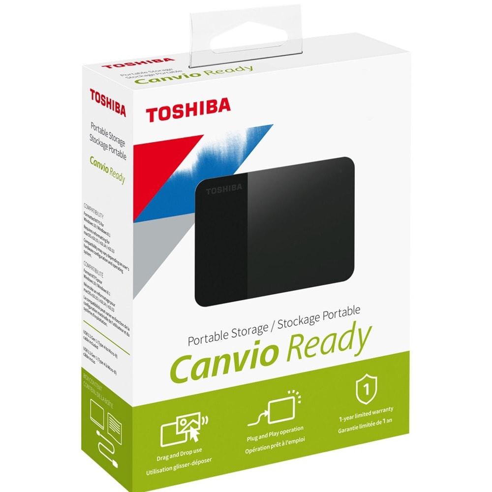 Toshiba Canvio Ready 1TB Black HDTP310EK3AA