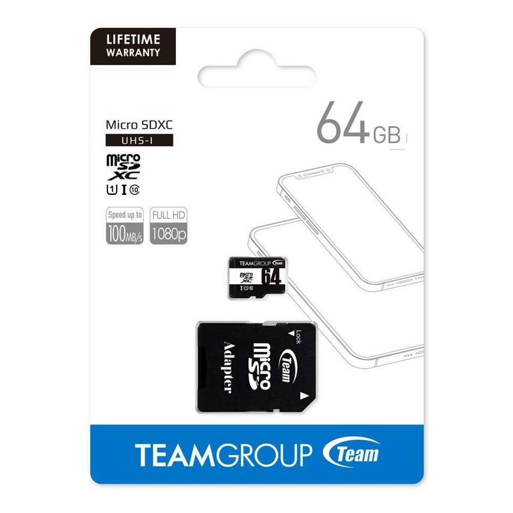 Карта памет 64GB SDXC Team Group TUSDX64GCL10U03