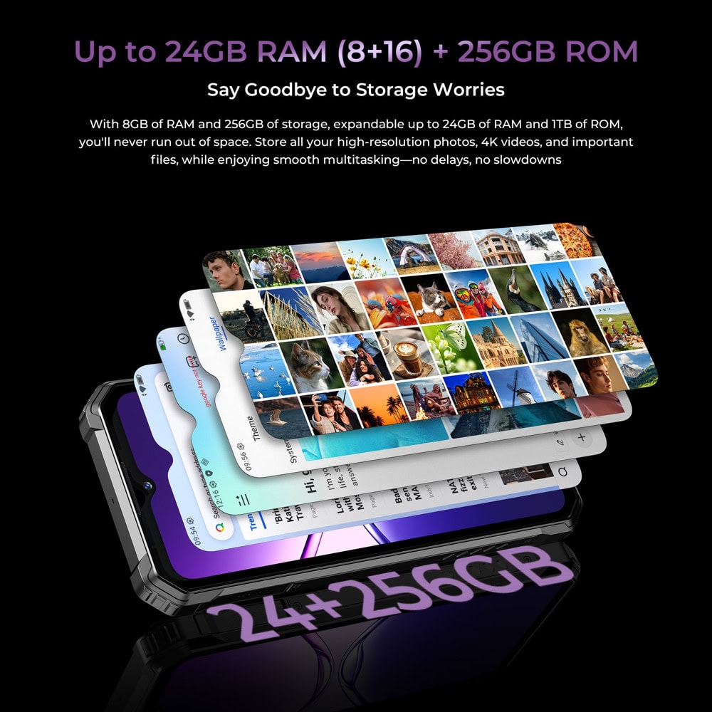 Oukitel G7 4G 64GB/4GB Purple | JAR Computers Oukitel G7 4G 64GB/4GB Purple