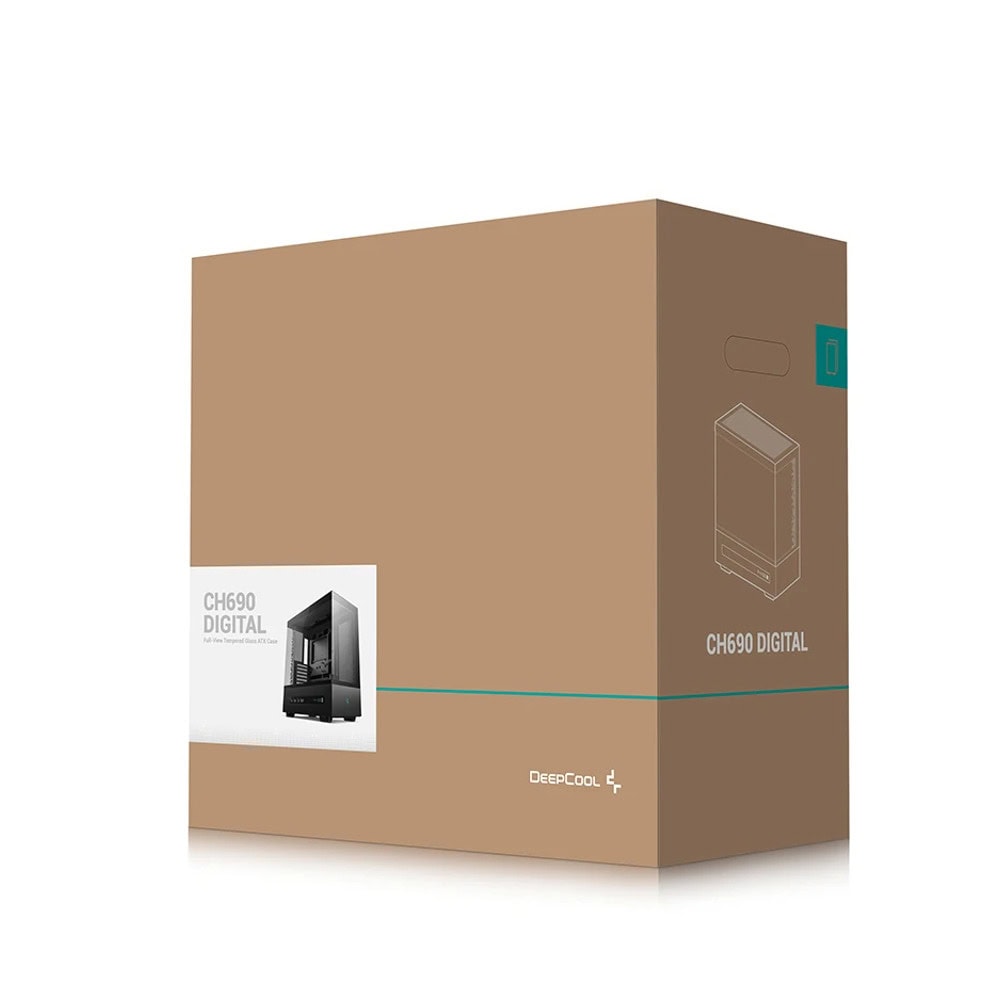 Кутия DeepCool CH690 DIGITAL ATX/Mini-ITX/Micro-AT