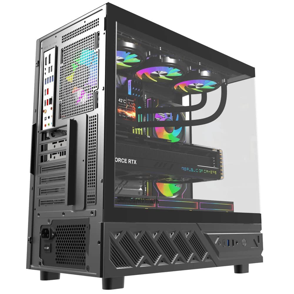 кутия darkflash ds950 6 fans