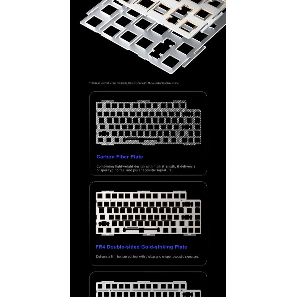 клавиатура aula nova 75 white