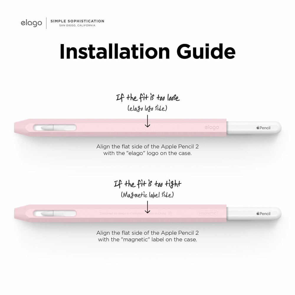 Силиконов калъф Elago Apple Pencil 2 Cover Pink