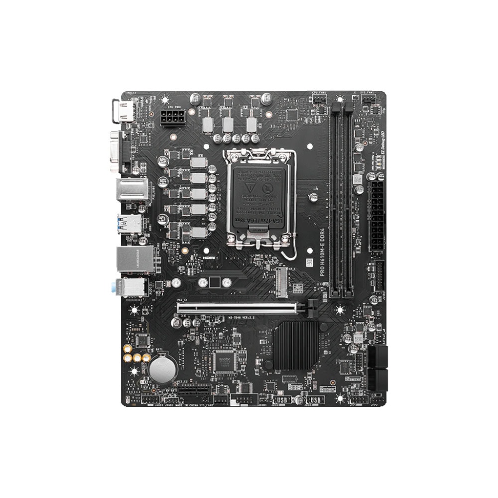 Дънна платка MSI PRO H610M-E