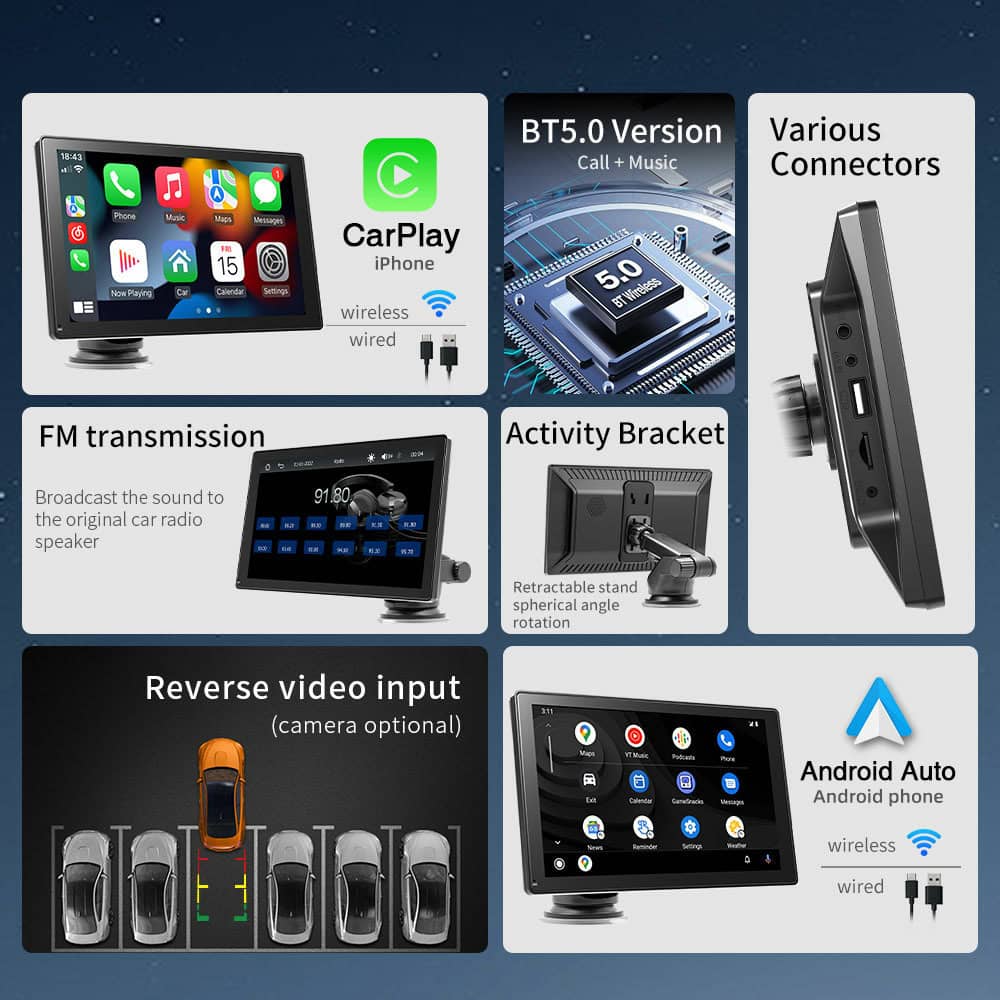 Преносим дисплей за автомобил X5305L 13315 | JAR Computers Преносим дисплей за автомобил X5305L 13315