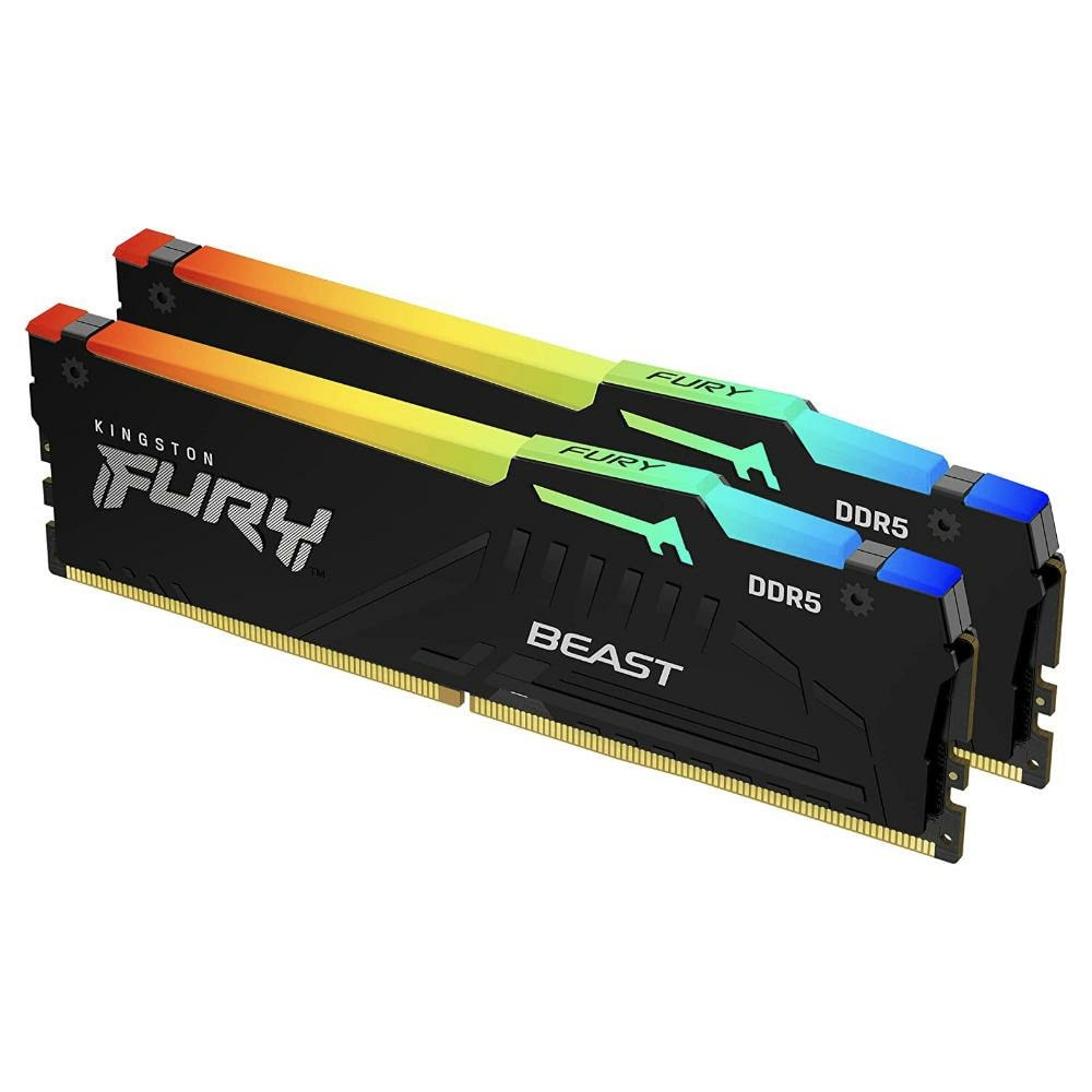 Kingston FURY Beast Black RGB 64GB(2x32GB) DDR5 56