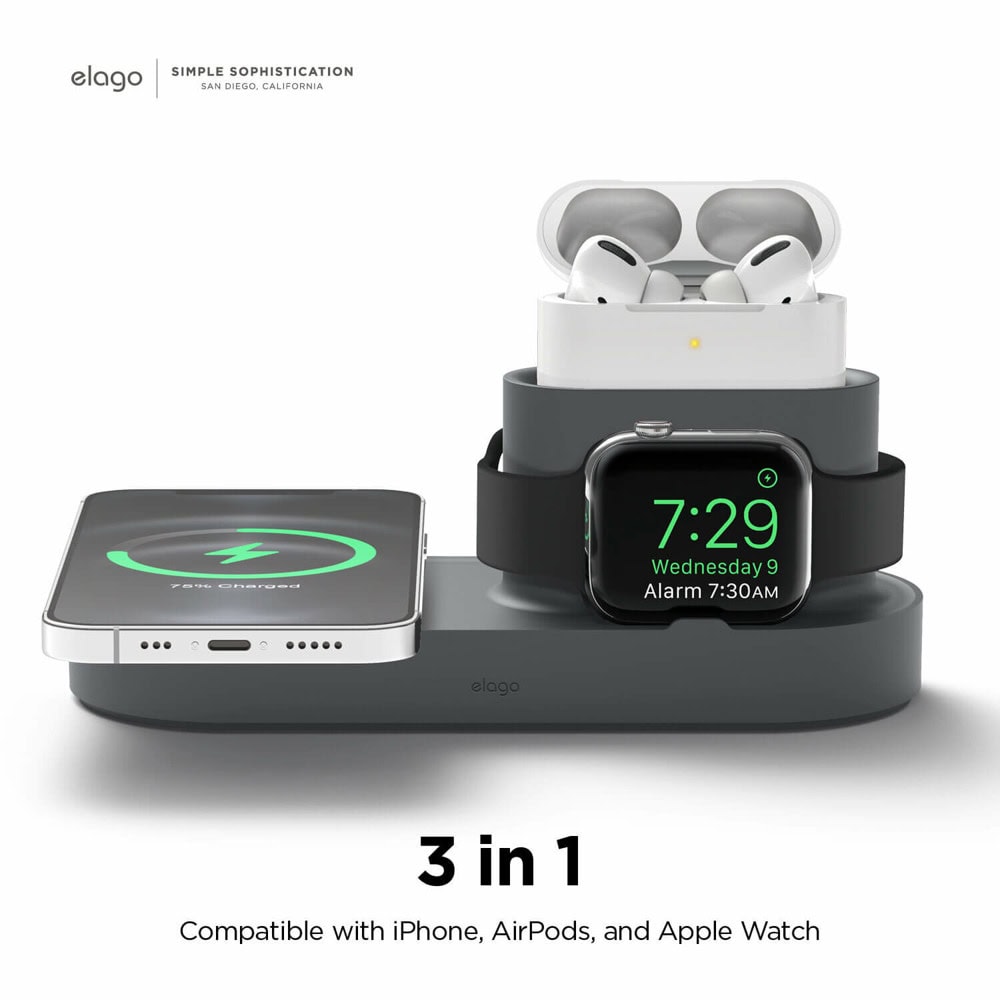 Силиконова поставка MagSafe Charging Hub Trio 1