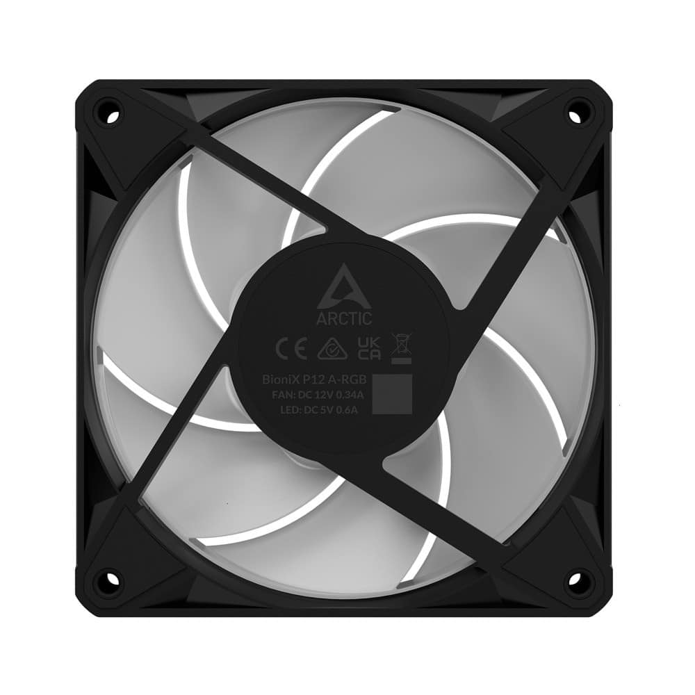 arctic bionix p12 a-rgb black 3-pack acfan00337a