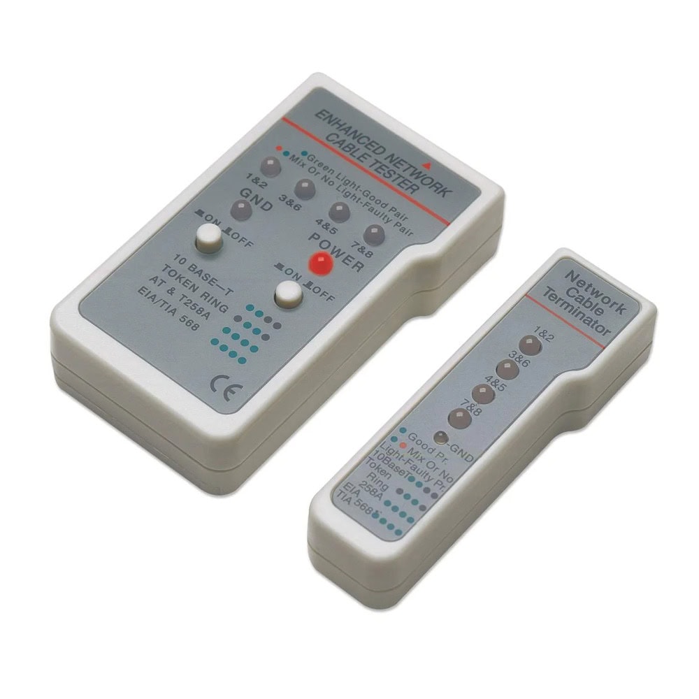 тестер за кабели intellinet 351898 за rj11 rj45 | JAR Computers тестер за кабели intellinet 351898 за rj11 rj45