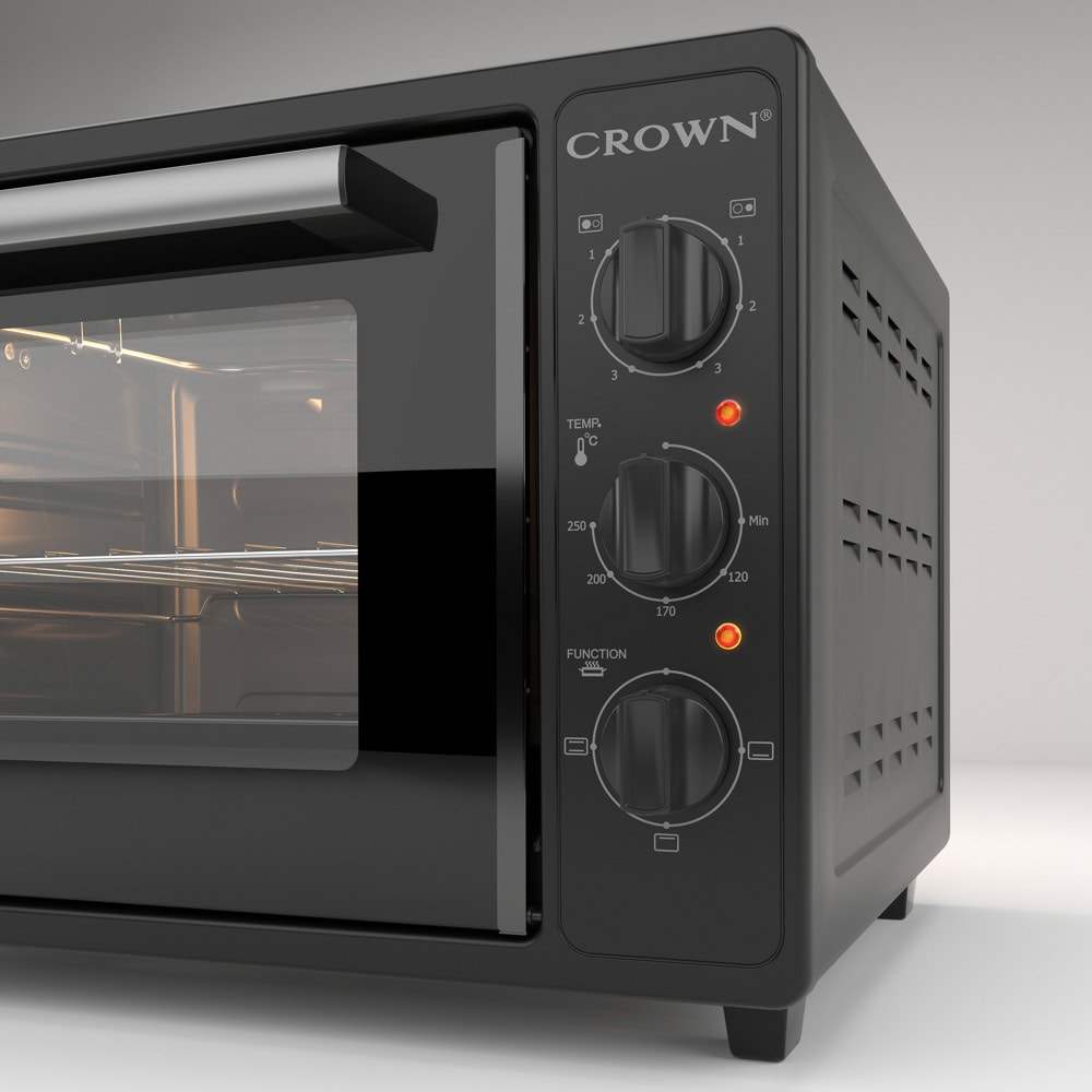 мини готварска печка crown cmo-355bf