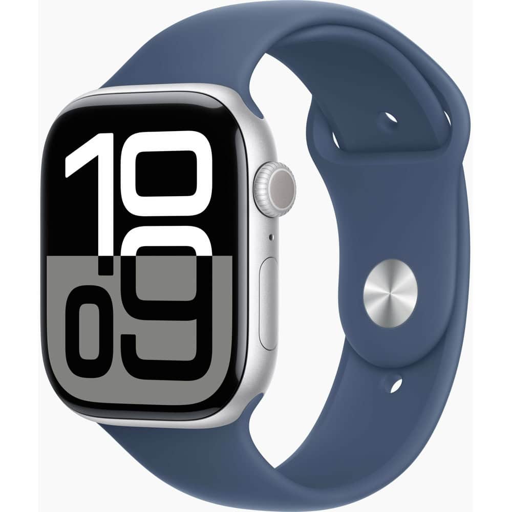 Apple Watch Series 10 GPS 46mm Silver Alum Denim