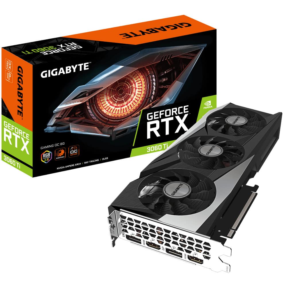 GF RTX 3060 Ti Gaming OC 8GB GDDR6 rev. 2.0 (LHR)