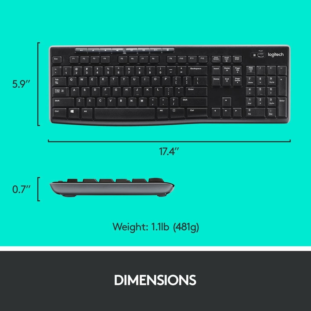 Logitech Wireless Combo MK270 US