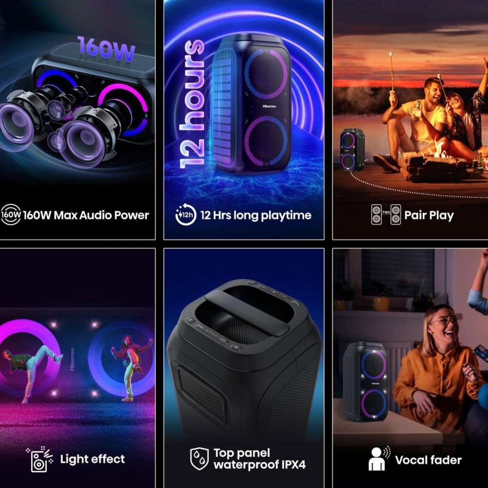 Hisense Party Rocket 160 20013565 | JAR Computers Hisense Party Rocket 160 20013565