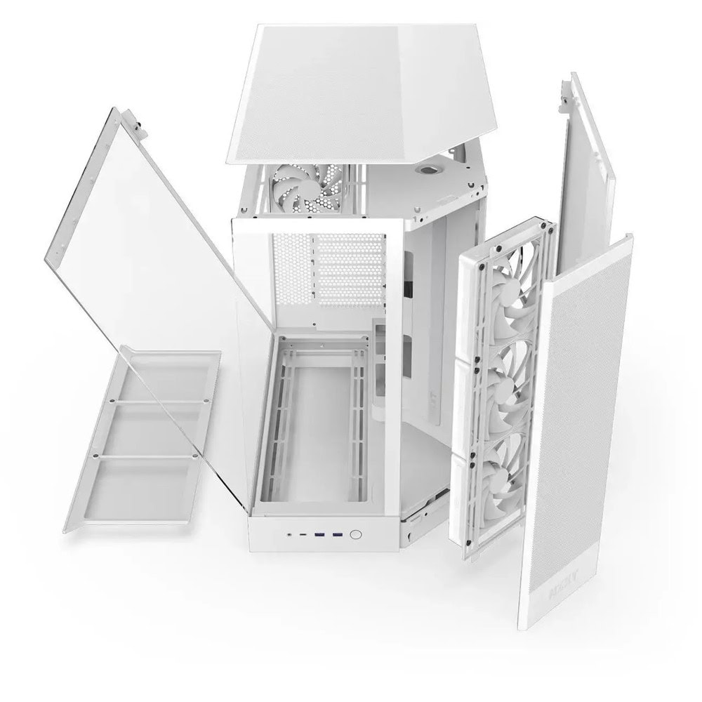NZXT H9 Flow Dual-Chamber White CM-H92FW-01
