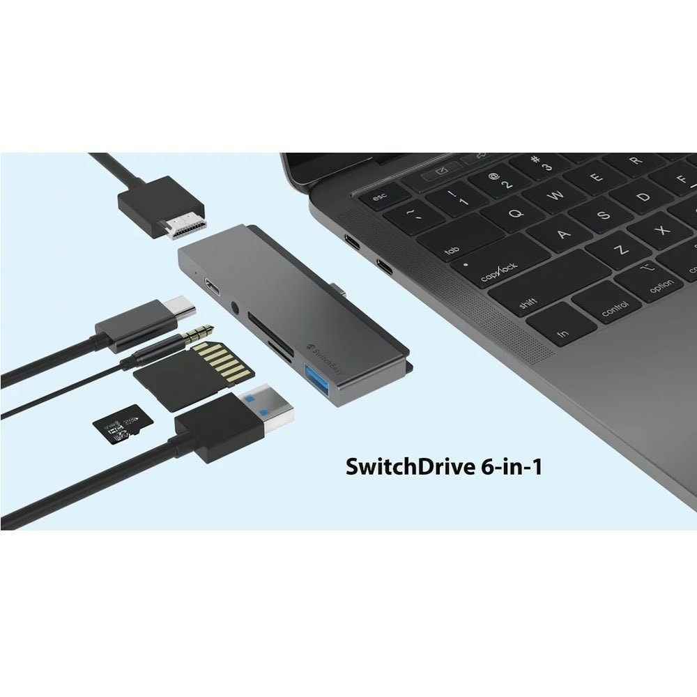 SwitchEasy SwitchDrive 6-in-1 GS-109-229-253-101