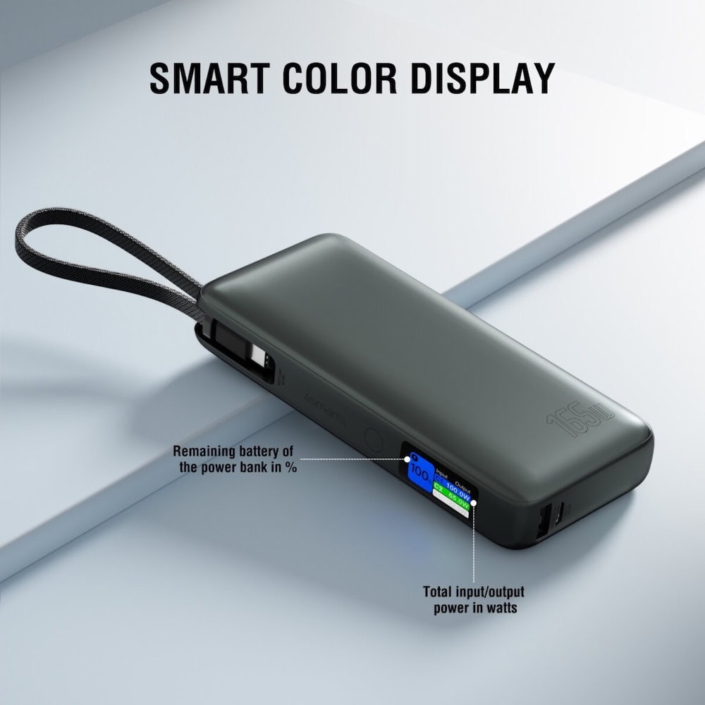 4smarts power bank enterprise 20000mah тъмносив